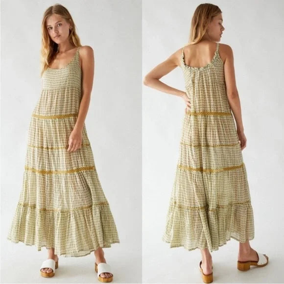 Free People Midnight Dance Maxi Slip Dress
