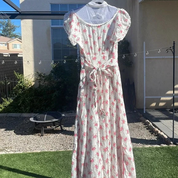 Chasing Unicorns Working on a Dream Cotton Gauze & Mesh Dress