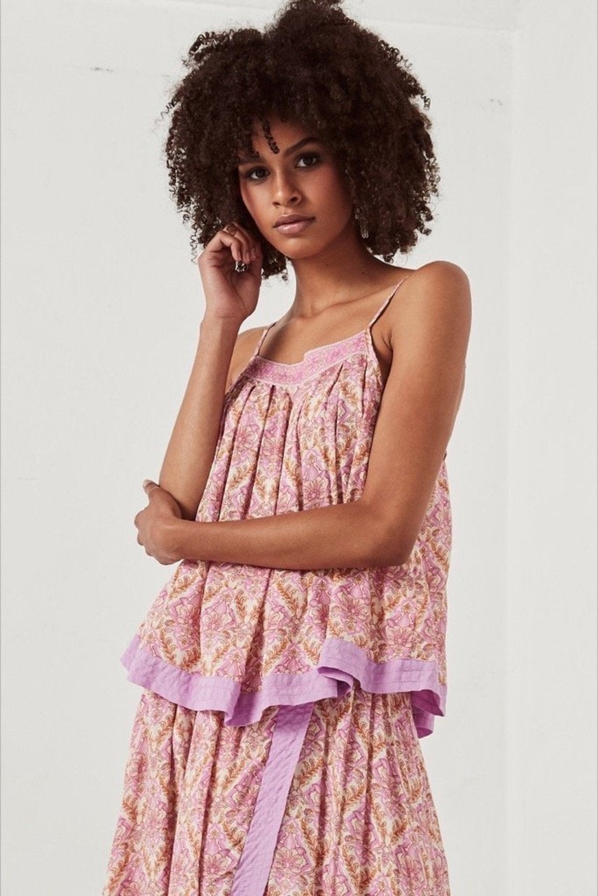 Spell & Gypsy Jewel Smocked Cami