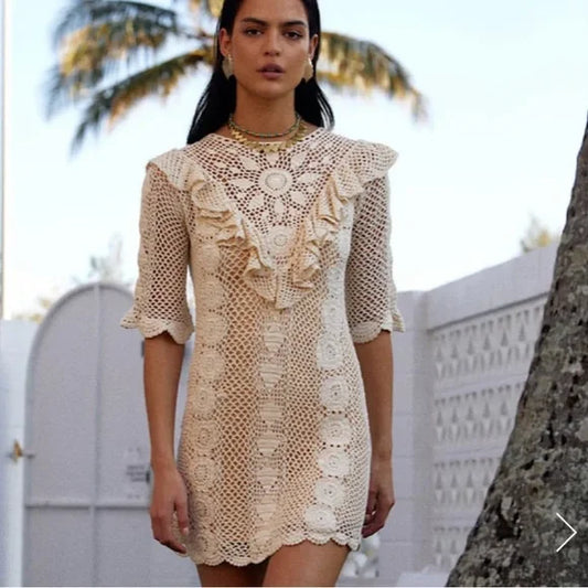 Chasing Unicorns Woman That Got Away Crochet Dress