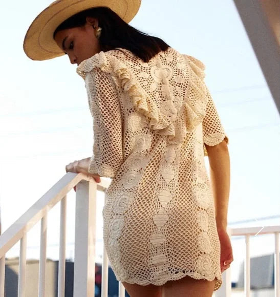 Chasing Unicorns Woman That Got Away Crochet Dress