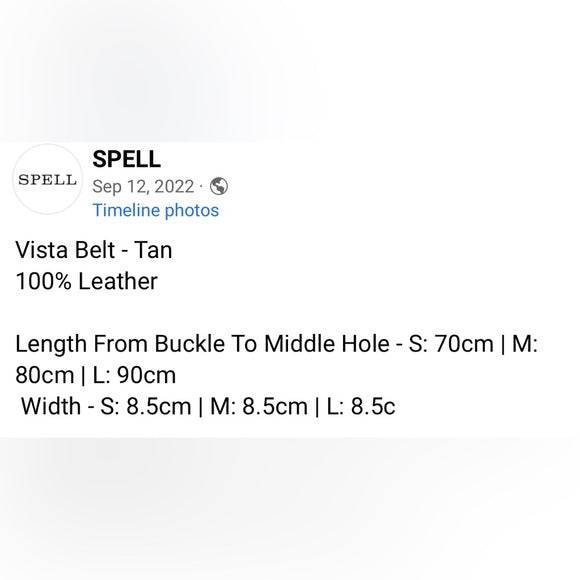 Spell Vista Belt