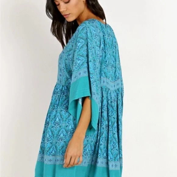 Spell and the Gypsy Jewel Tunic Dress in Emerald